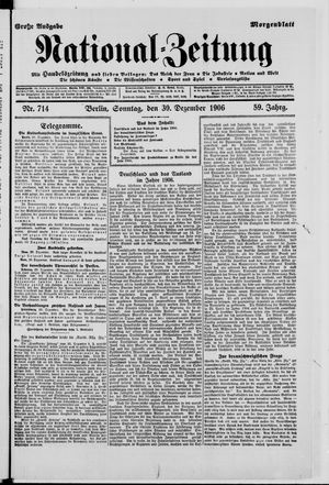 National-Zeitung on Dec 30, 1906