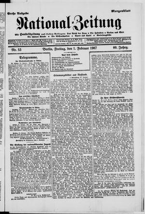 Nationalzeitung on Feb 1, 1907