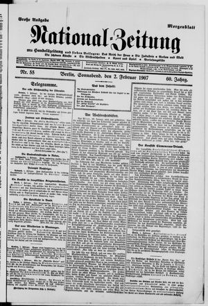 Nationalzeitung vom 02.02.1907