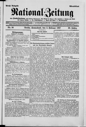Nationalzeitung vom 02.02.1907