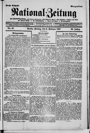 National-Zeitung vom 08.02.1907