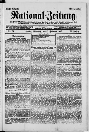 National-Zeitung vom 13.02.1907