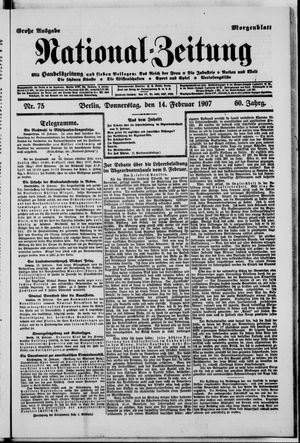 National-Zeitung vom 14.02.1907