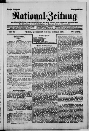 Nationalzeitung vom 23.02.1907