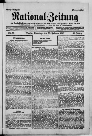 Nationalzeitung vom 26.02.1907