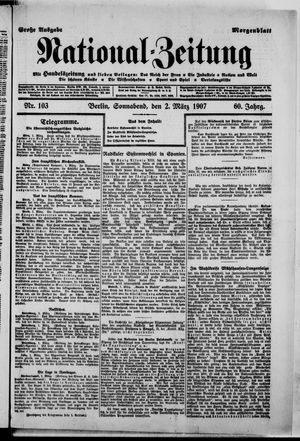 Nationalzeitung on Mar 2, 1907