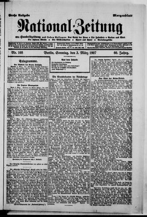 Nationalzeitung vom 03.03.1907