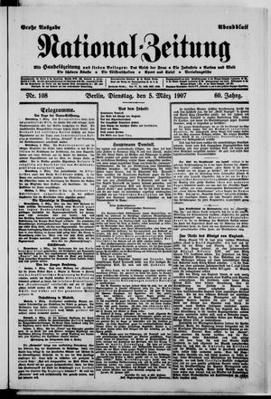 National-Zeitung vom 05.03.1907