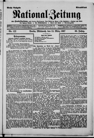 Nationalzeitung on Mar 13, 1907