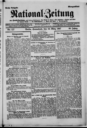 National-Zeitung on Mar 16, 1907