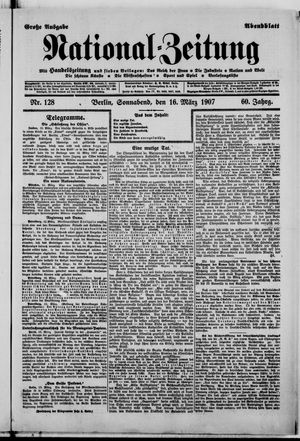 National-Zeitung on Mar 16, 1907