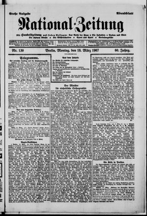 Nationalzeitung vom 18.03.1907