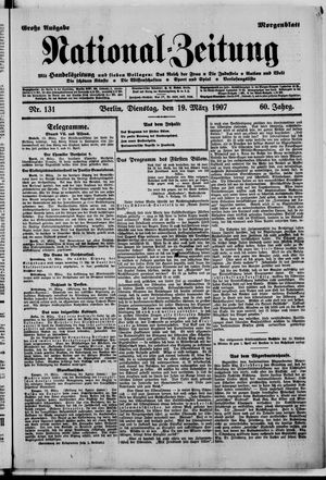 Nationalzeitung vom 19.03.1907