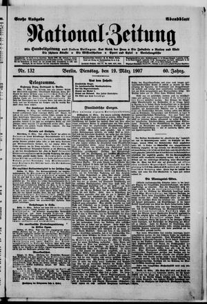 Nationalzeitung on Mar 19, 1907