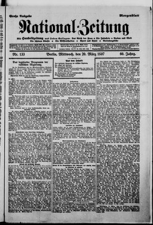 National-Zeitung vom 20.03.1907