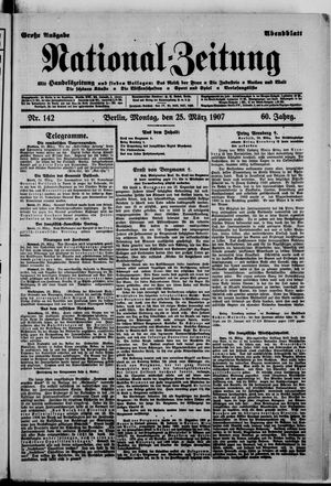 National-Zeitung vom 25.03.1907