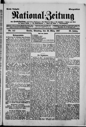 National-Zeitung vom 26.03.1907