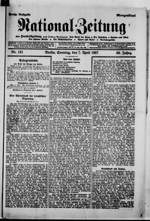 Nationalzeitung on Apr 7, 1907