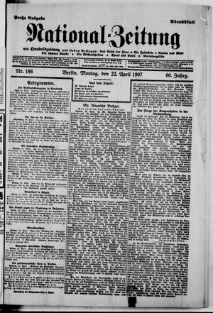 National-Zeitung vom 22.04.1907