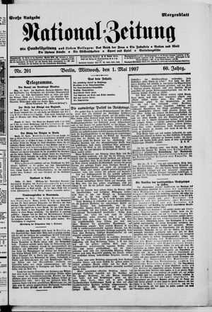 National-Zeitung on May 1, 1907