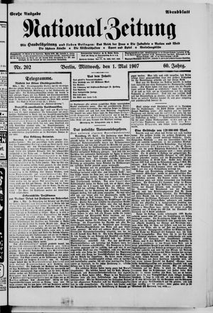 National-Zeitung on May 1, 1907
