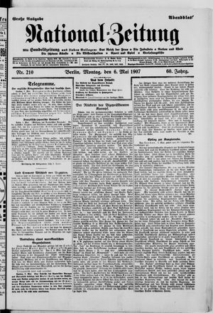 Nationalzeitung vom 06.05.1907