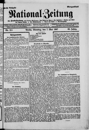 Nationalzeitung on May 7, 1907