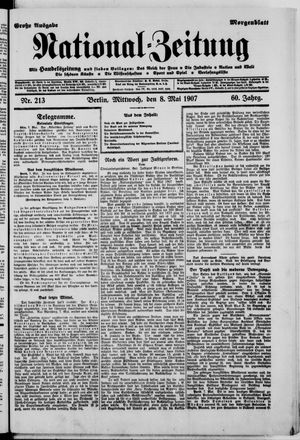 National-Zeitung vom 08.05.1907