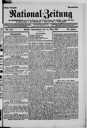 Nationalzeitung vom 11.05.1907