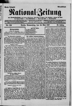 Nationalzeitung vom 16.05.1907