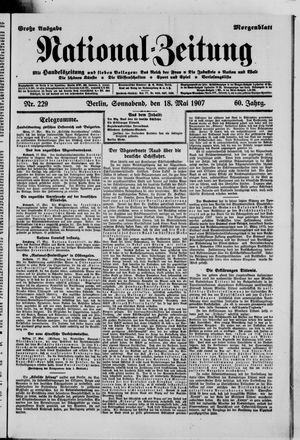 Nationalzeitung vom 18.05.1907