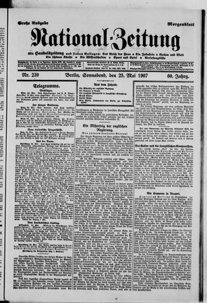 National-Zeitung vom 25.05.1907