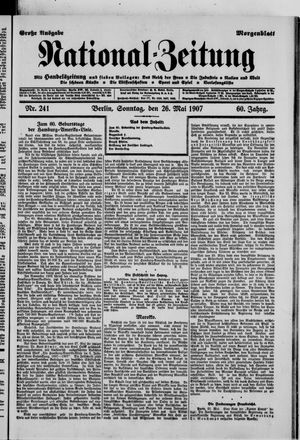 Nationalzeitung vom 26.05.1907