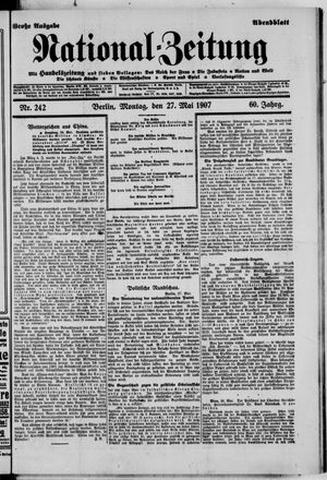 Nationalzeitung vom 27.05.1907