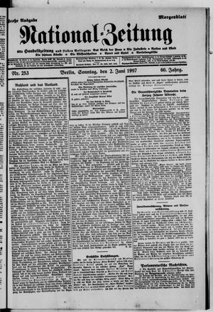 Nationalzeitung vom 02.06.1907