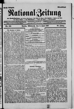 National-Zeitung vom 05.06.1907
