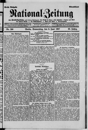 Nationalzeitung vom 06.06.1907
