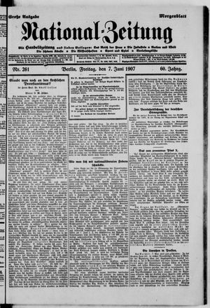 Nationalzeitung vom 07.06.1907