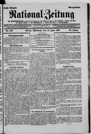 Nationalzeitung on Jun 12, 1907