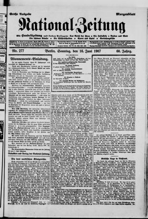 Nationalzeitung vom 16.06.1907