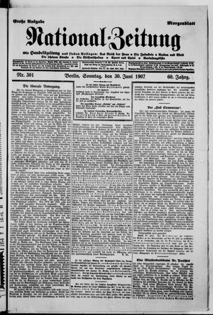 National-Zeitung vom 30.06.1907