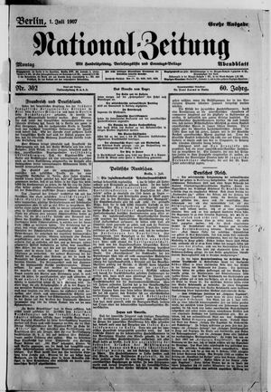 National-Zeitung vom 01.07.1907