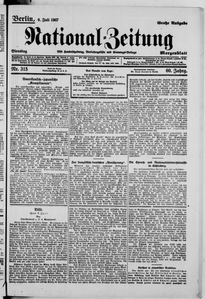 National-Zeitung on Jul 9, 1907