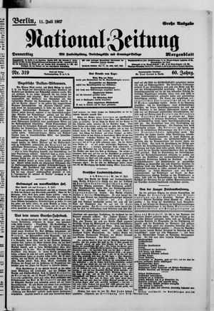 National-Zeitung vom 11.07.1907