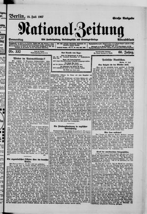 National-Zeitung vom 18.07.1907