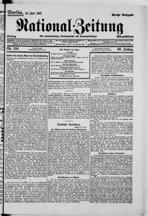 National-Zeitung vom 19.07.1907