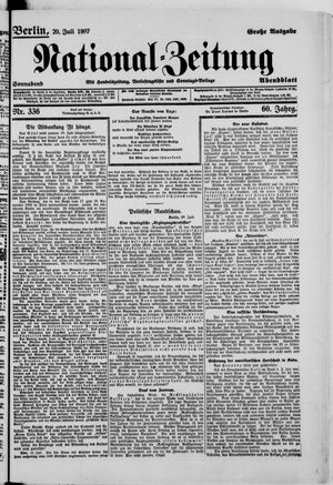 National-Zeitung vom 20.07.1907
