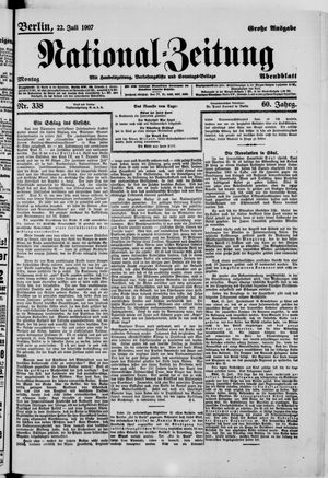 National-Zeitung vom 22.07.1907