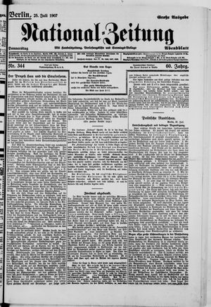 National-Zeitung vom 25.07.1907