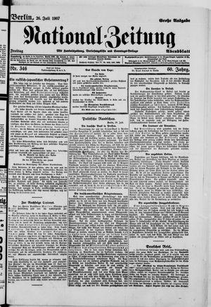 National-Zeitung vom 26.07.1907
